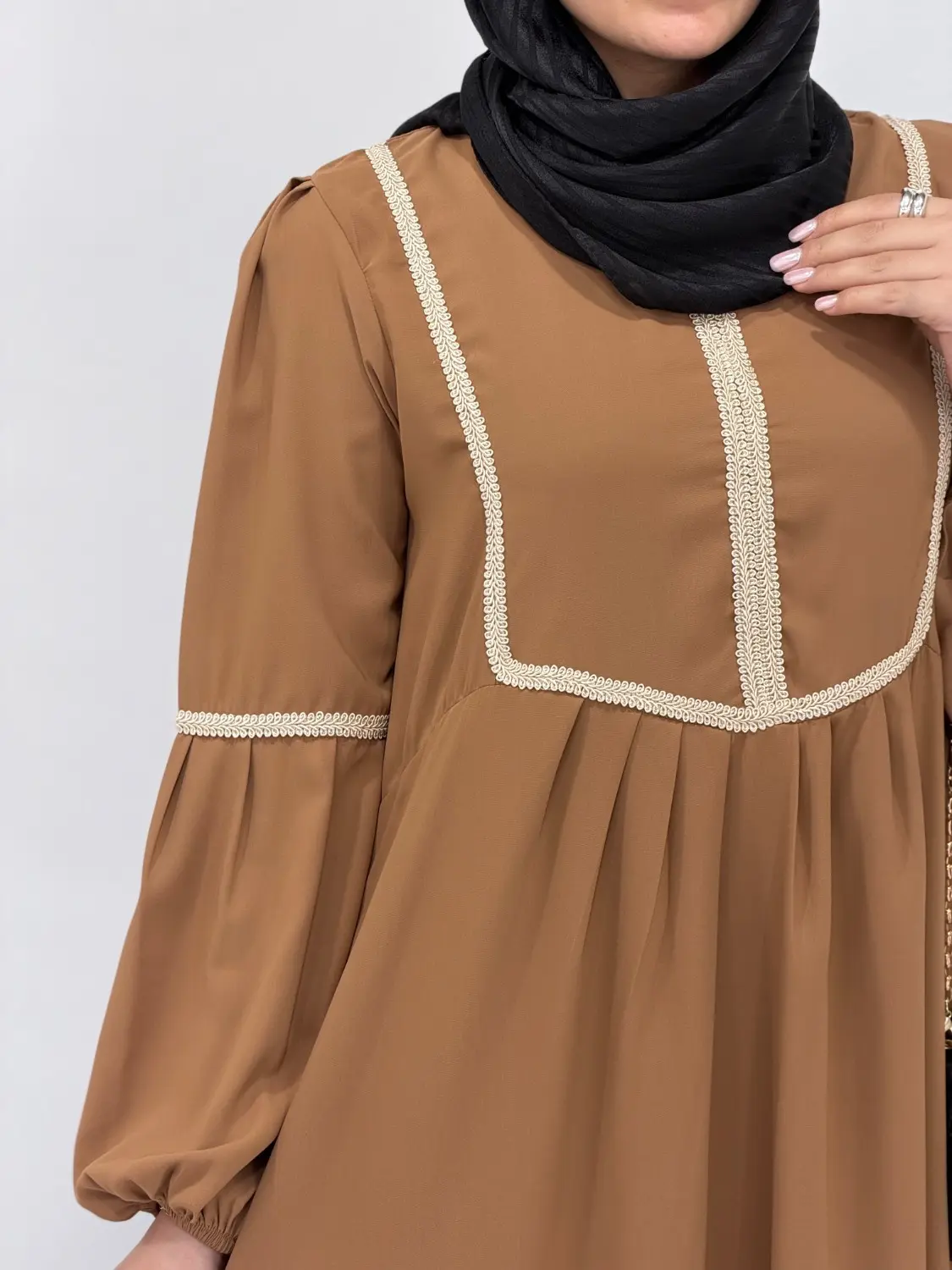 پیراهن مانتویی بلند کلوش مستانه